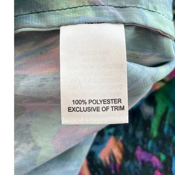 Hinge Womens 6 Peacock Feathers Print Feminine/Artistic Skirt - Picture 5 of 9